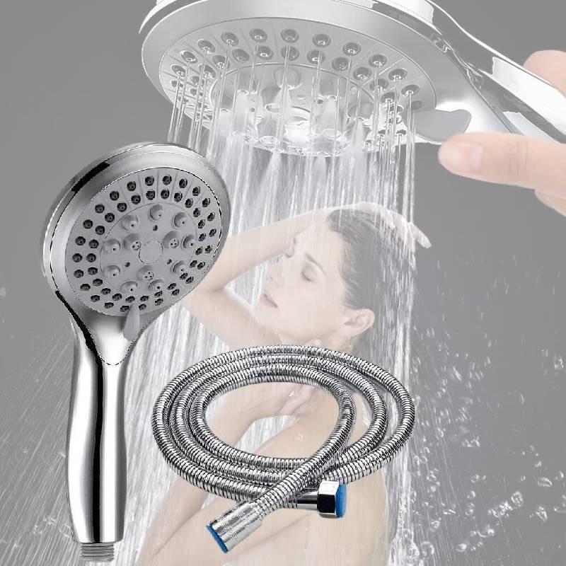 Luxuriöser Handbrausekopf im amerikanischen Stil mit 1,5 m Schlauch und bohrfreier Halterung