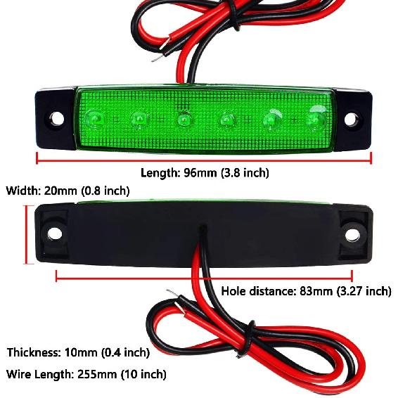 10X Led Rock Lights, Strip Light, Wheel Well Light, Waterproof Exterior Interior Light, Led Underglow Kit For Golf Cart, Jeep Wrangler, RZR, Offroad,