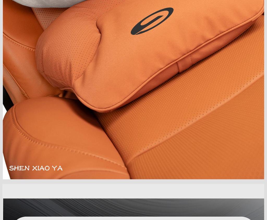 Trumpchi Car Headrest Neck Pillow & Lumbar Support Cushion Set for GS3/4/8 & M8/6PRO