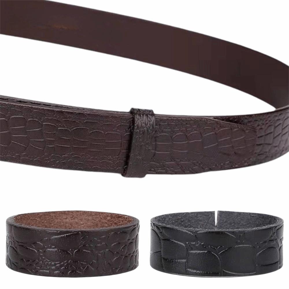 3PCS Cow Genuine Leather Belt Loop Keepers DIY Waist Belt Holders For 3.5/3.8cm Belt Accessories