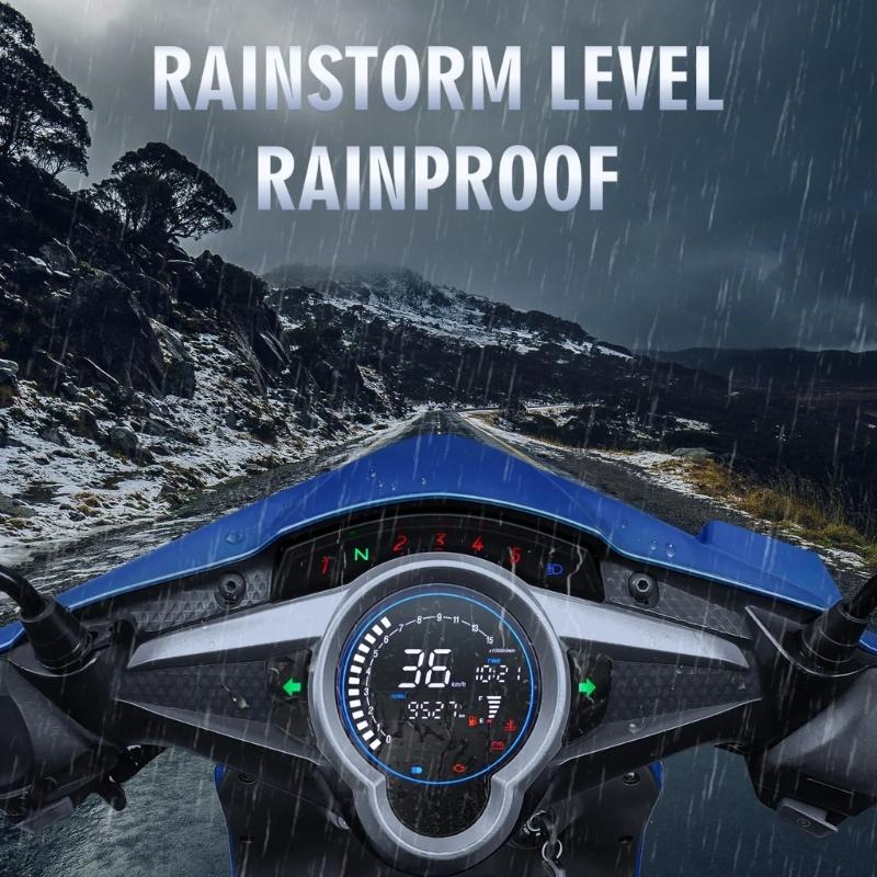 Dashboard Instrument Panel Gauge Meter Clear Large Display Accurate Speed Distance Readings for LC135 V4 V5 Motorcycle