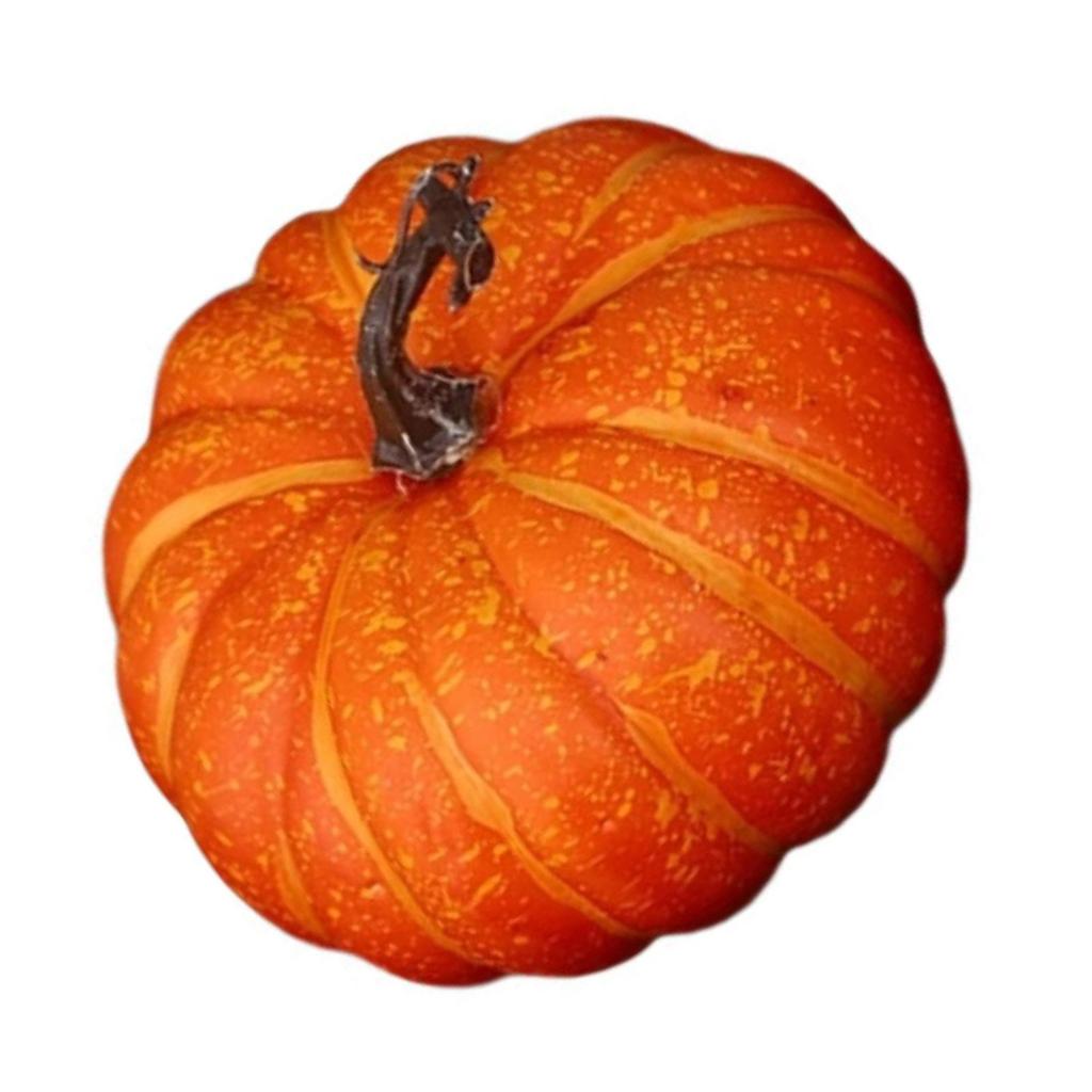 Realistic Artificial Pumpkin Ornament Fall Festival Home Decoration Foams Plant Model Child Friendly Easy Display