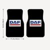 DAF pattern  Black Car Floor Mats Full Coverage All-Season Car Mats, XPE Non-Slip And Wear-Resistant Mats Suitable for SUV Interiors, Textured Car Car