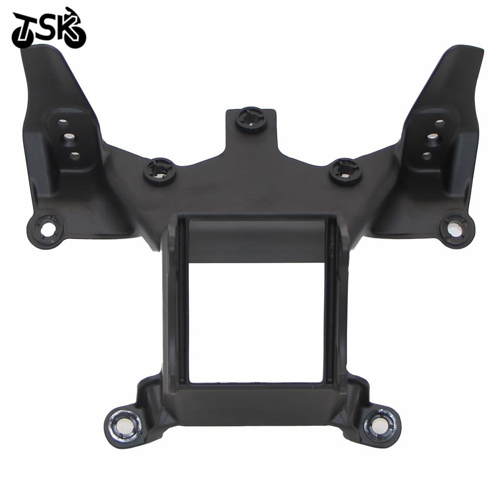 Motorcycle Black Upper Stay Cowl Headlight Bracket For For YAMAHA YZF R6 2017 2018 Moto Fairing Accessory