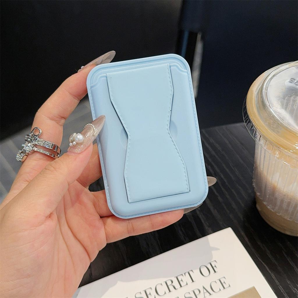 For Magsafe Wallet Holder Card Bag Magnetic Phone Kickstand Suitable for IPhone 16 15 Samsung Magnetic Phone Case Bracket Wallet