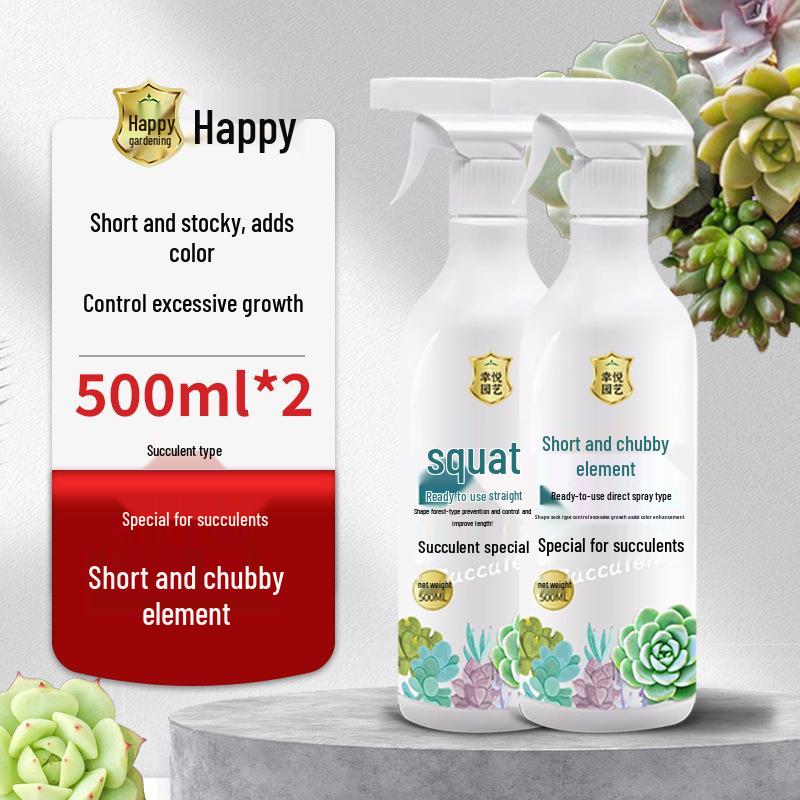 Compact Succulent Growth Hormone & Color Enhancer - Anti-Etiolation Dwarfing Nutrient Solution