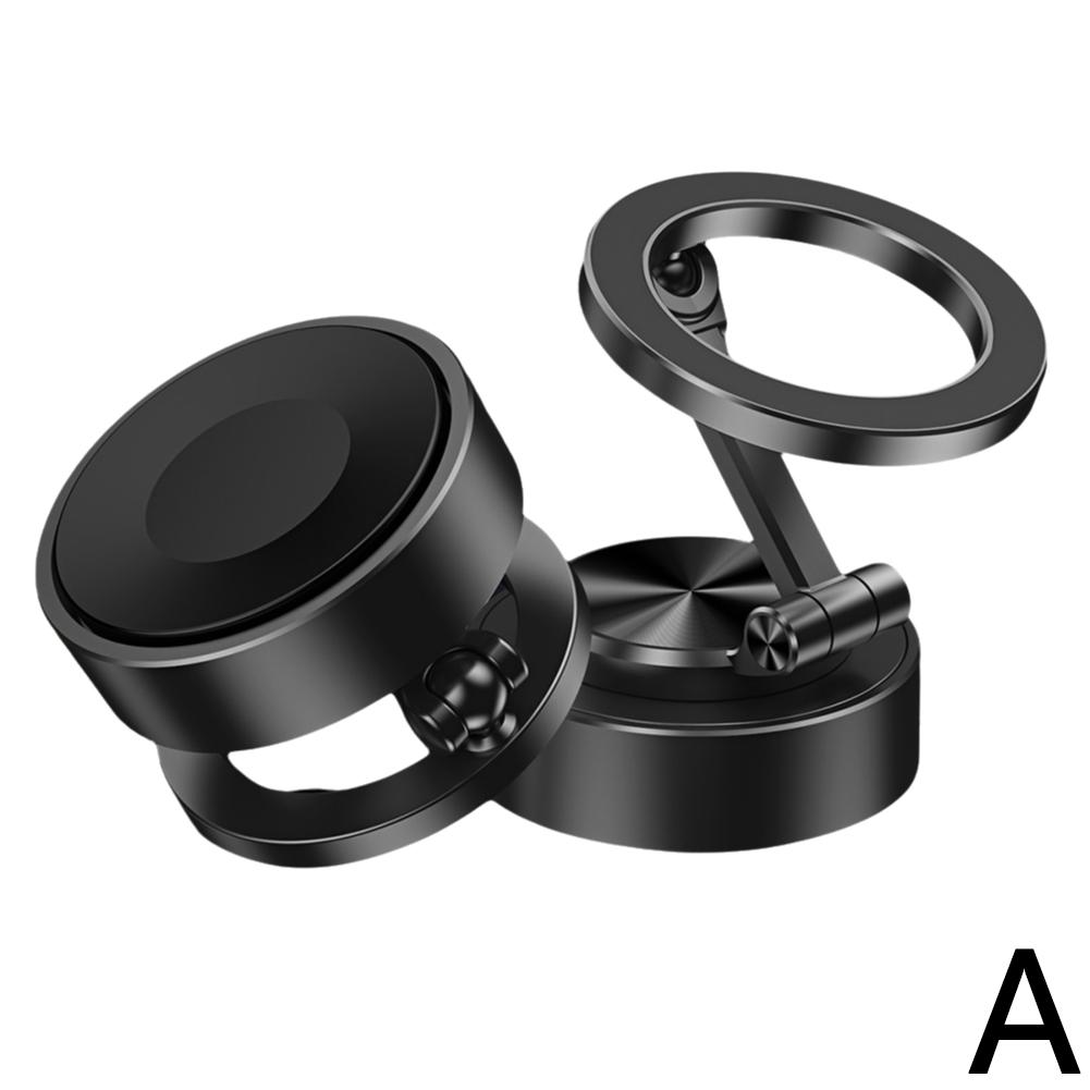 

Автомобильный держатель для телефона на вакуумной присоске, складной, с двусторонним магнитом, вращение на 360 градусов, автомобильный навигационный кронштейн для телефона, держатель, аксессуар