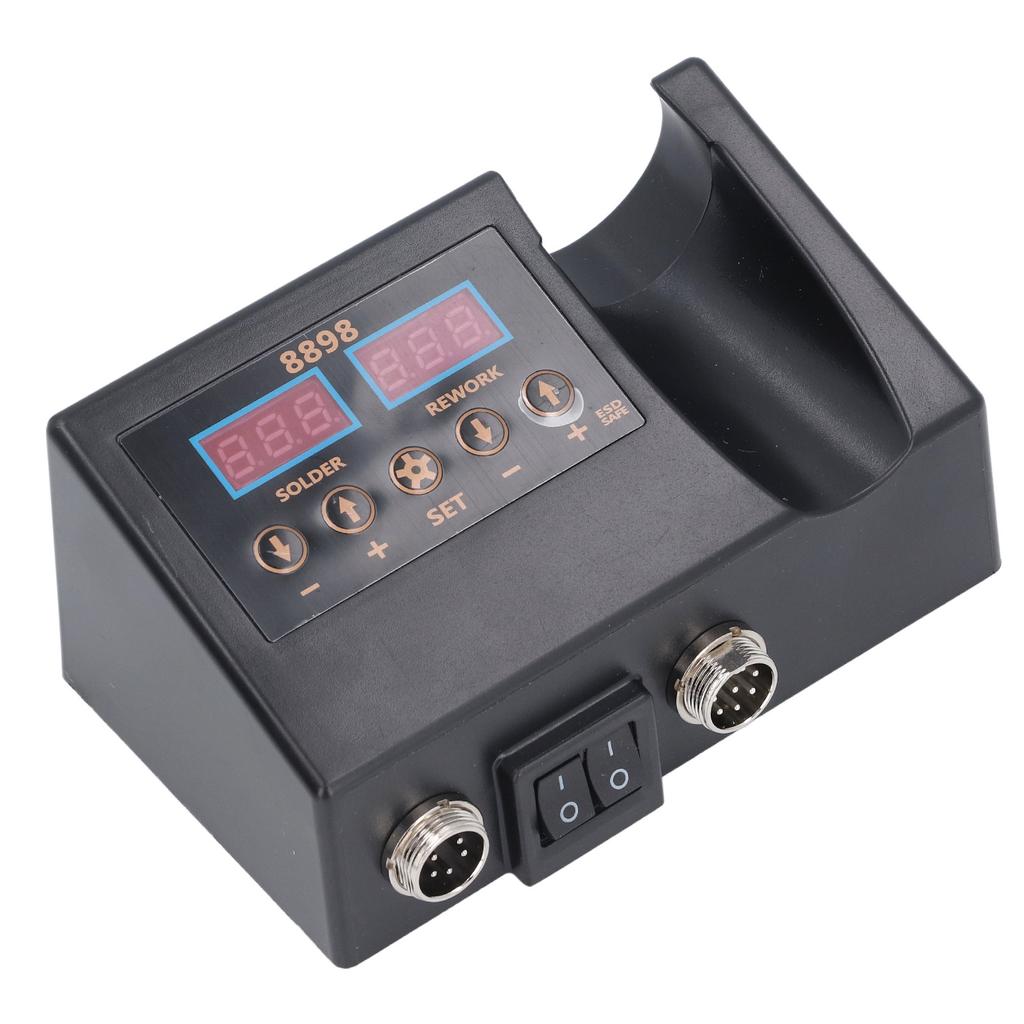 Soldering Rework Station 2 in 1 SMD Hot Air Gun Digital Solder Iron Welding Tool Kit