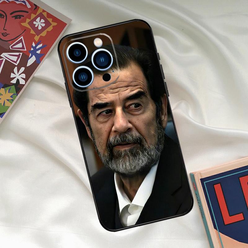 

Saddam Hussein Iraq Phone Case For iPhone 16 15 11 12 13 14 Pro Max Mini X XR XS Max Plus Cover Shell iPhone 14Pro MAX