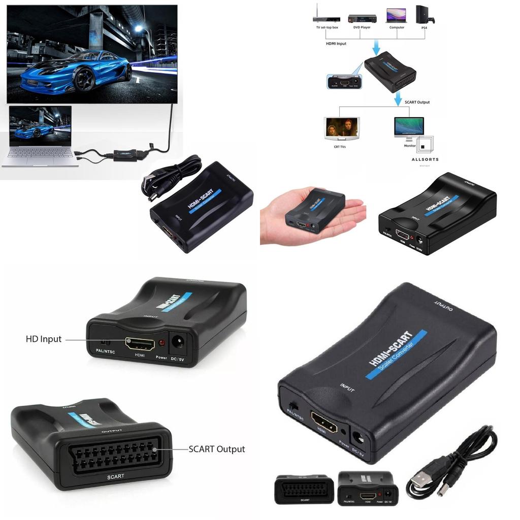 High Definition Hdmi To Scart Converter For Crystal Clear 1080p Video Quality And Universal Compatibility