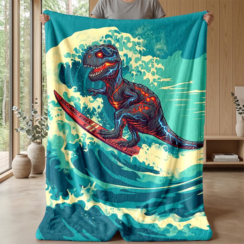 Summer Fruit Juice Party Theme Blanket Lightweight Warm Flannel Blanket Decorative Throw Blanket for Home Decoration