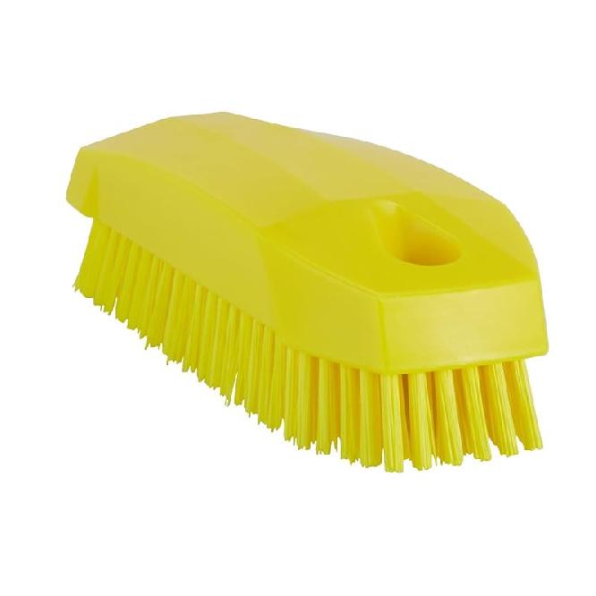 Vikan 64409 Brush,Nail,Stiff,PP/PBT,Black