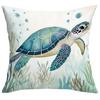pc Coastal Ocean Throw Pillow Cover D DoubleSide Print Polyester Cushion Case for Home Sofa Car Bedroom Living Room Decor