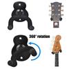 Gitar Veggfeste Henger Kraftig Metall Gitarholder Bass Ukulele Akustisk Klassisk Elektrisk Gitar Stativ Krok Gitar Tilbehør