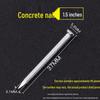 Concrete and Woodworking Nails: Round Steel and Iron Nails for Walls and Picture Frames.