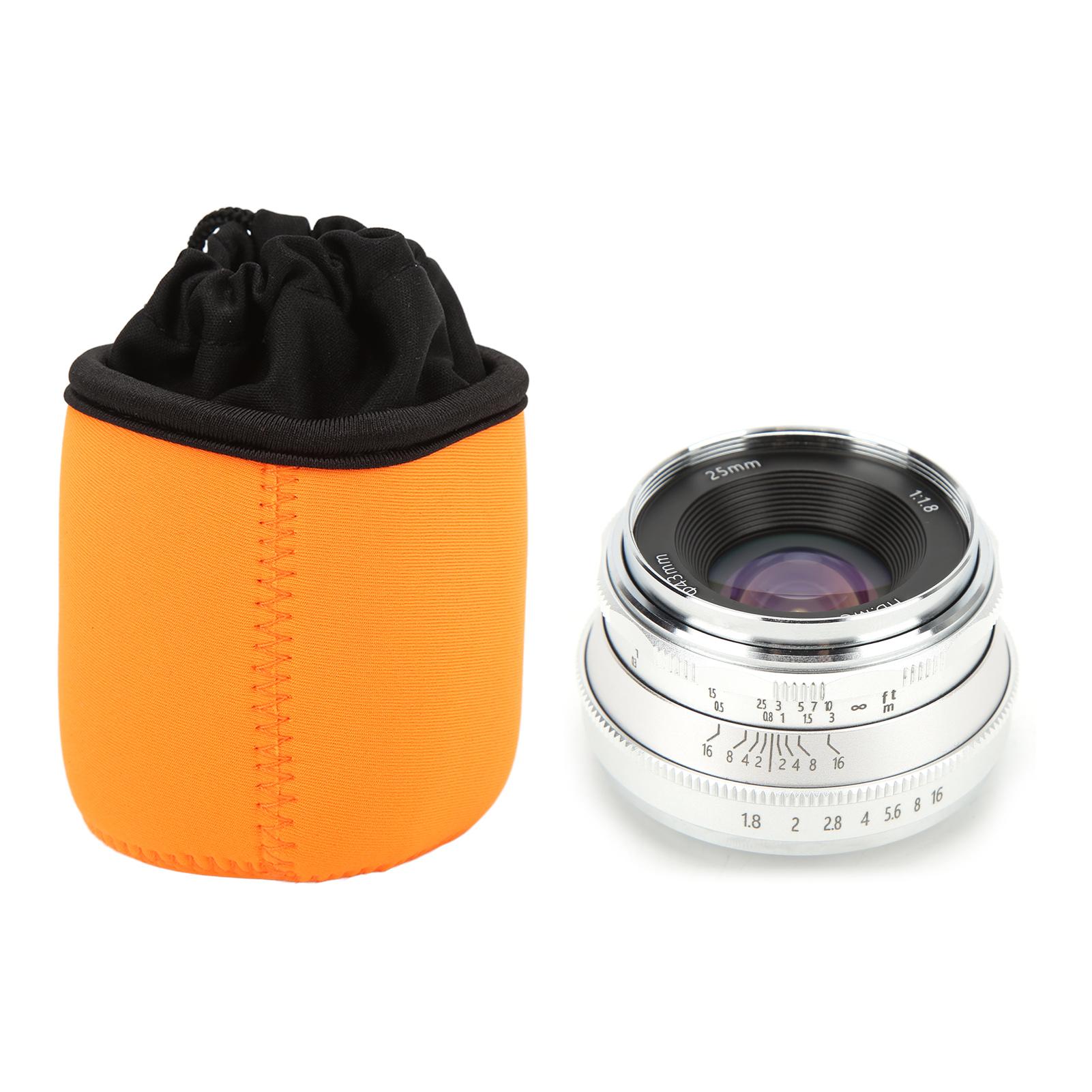 

25mm F1.8 APSC Large Aperture Manual Prime Lens for M43 Mount for EM10 EPL9 GF9 GF10