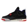 Air Jordan 4 Retro Rare Air - White Lettering Men Sneakers Black Fire-Red Deep-Royal-Blue FV5029-003