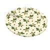 Round Table Cover Waterproof Dustproof Plant Printing Elastic Band Tablecloth Wedding Party Table Cover Kitchen Dining Decor