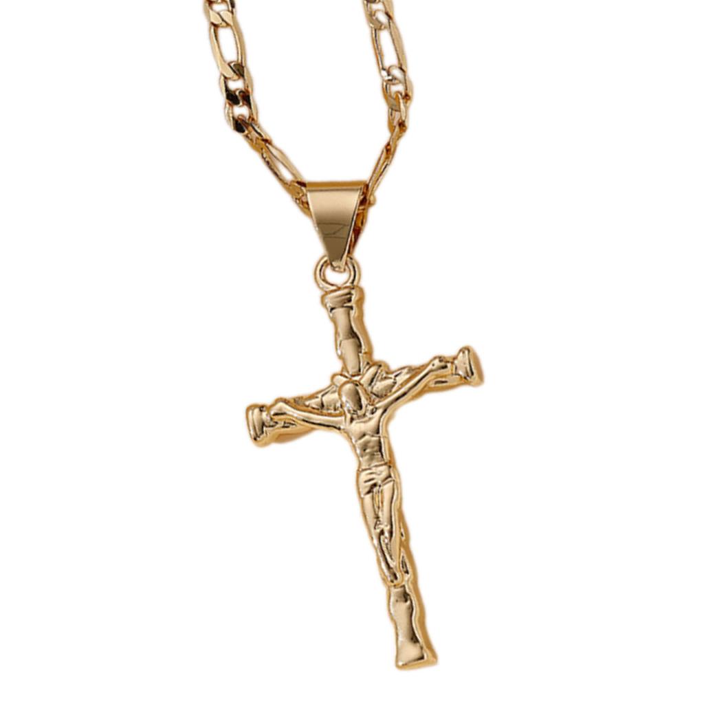 Elegant Crosses Necklace Charm Pendant Comfort Fits with Adjustable Length Chain for Everyday Wear