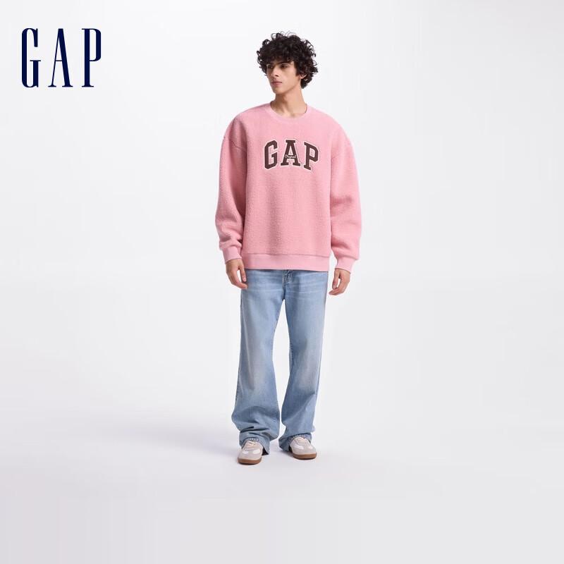 

Gap Unisex Faux Lambswool Embroidered Fleece Sweatshirt 2XL