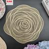 PVC Hollow Heat-Insulation Hot Stamping Placemat - Western Style Best Seller
