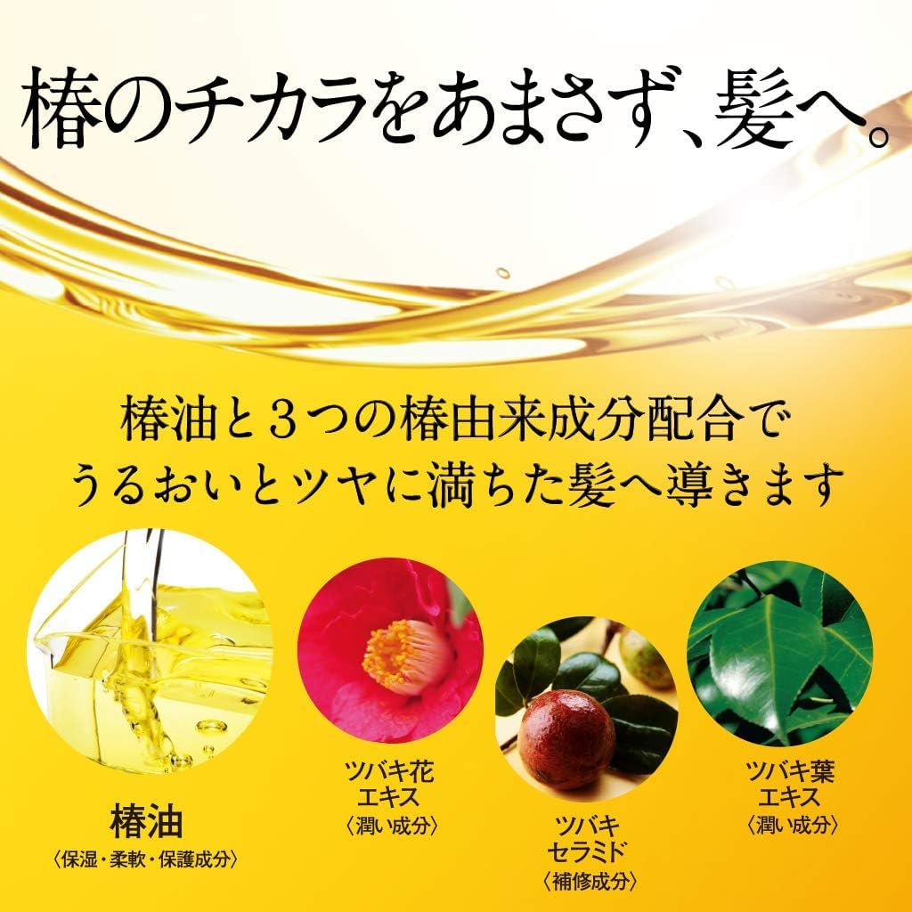 of Oshima Tsubaki Premium Conditioner 300ml x 2 camellia oil for damaged Comes with a small gift [Set 2] (contains hair)