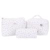 3Pcs Quilted Makeup Bag Cosmetic Organizer Bag Large Capacity Aesthetic Cosmetic Bag Cosmetic Clutch Bag Outdoor Travel Bag
