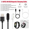USB Magnetisches Ladekabel 1M Smartwatch Schnellladekabel für Huawei Band 7/Honor Band 6/6 Pro für Huawei Watch Fit/Fit Mini