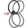 Bathroom Towel Ring, Brushed Nickel, Brushed Nickel Towel Ring, Brushed Nickel Towel Rack, 1 Piece (black)