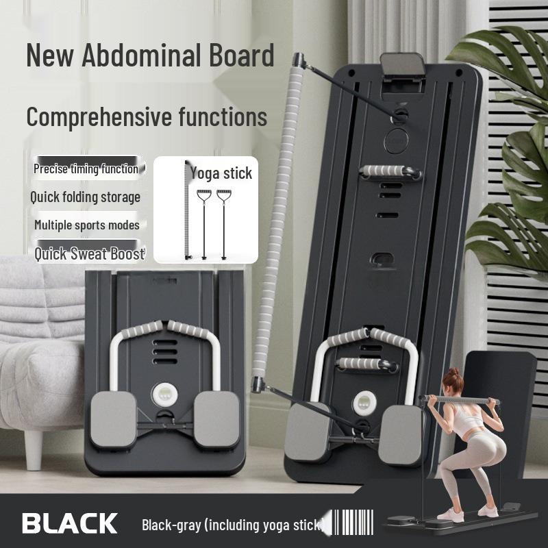 Multifunctional Fitness Board with Phone Holder for Pilates and Yoga