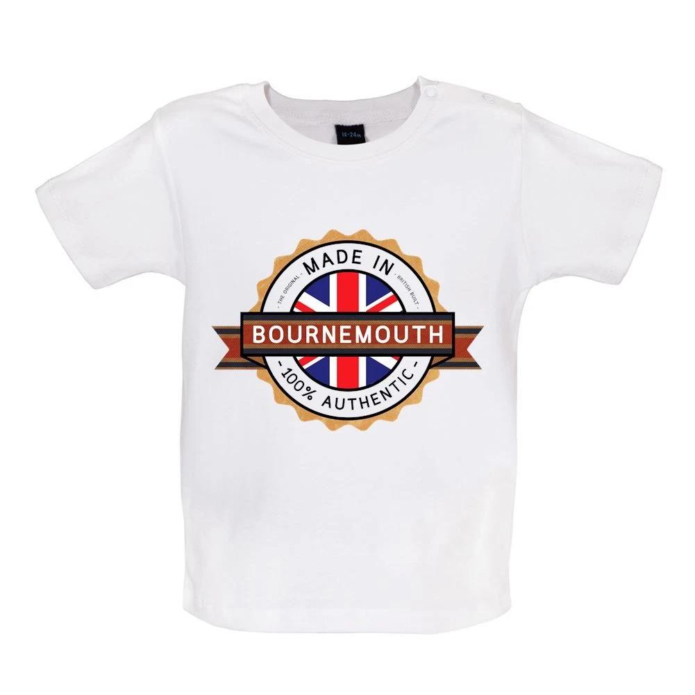

Made in Bournemouth - Kids T-Shirt Tees Top - City Village Born Live Love 100