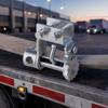 Universal Truck Rope Clamp Tie-Down Tool, Heavy-Duty Steel Cargo Securing Fastener, No-Weld Installation Rope Tightener for Pickup Trucks Trailers