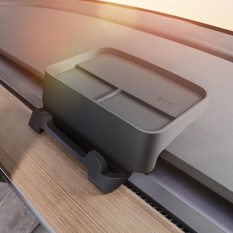 Dashboard Storage Box For Tesla Model 3 Model Y Silicone Glasses Key Tray Center Console Bracket Storage Case Accessories