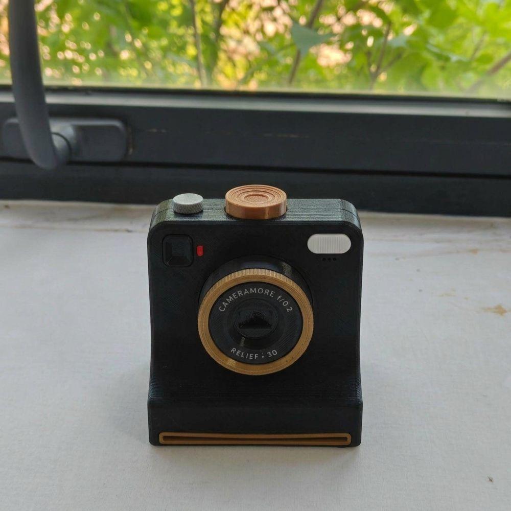 Replaceable Cards DIY Latte Art Camera Tool Funny Coffee Powder Print Camera Coffee Lovers