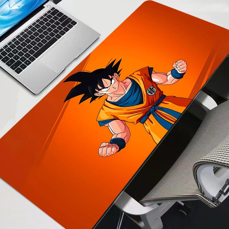 

Dragon Ball Z Red DBZ Mouse pad Gamer Large Computer Notebook Pc Mousepad Carpet Gaming Accessories Keyboard Desk Mat 30x60x0.2cm