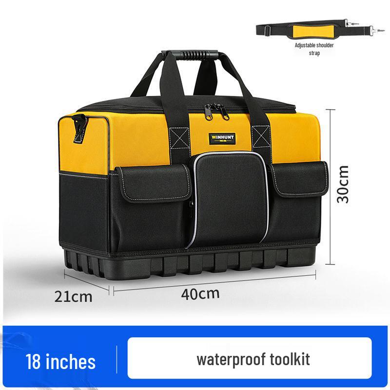 Canvas Electrician Tool Bag - Durable Storage for Tools & Hardware