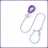 Dog Leash Nylon Rope With Silicone Bubble Handle For Small Dogs Pet Travel Accessories