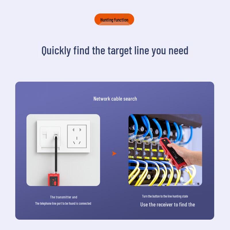 BIAZE Multifunction Digital Network Cable Tester