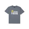 New MLB Smile Series Detroit Tigers T Shirts Unisex Gray 3ATSJ0133-46GRD