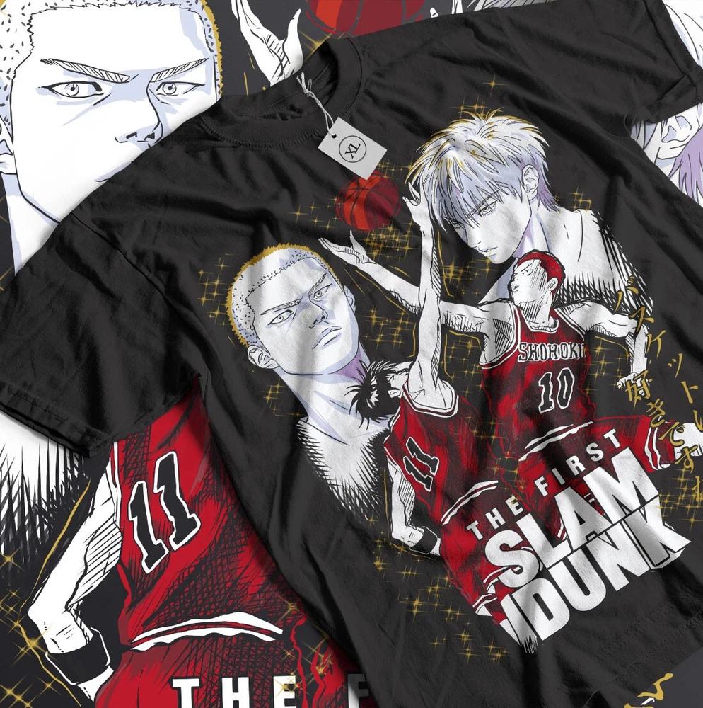 Slam Dunk Tshirt Art Team Basketball Slam Dunk Anime S