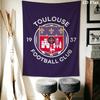 Tolouse FC Wall Tapestry Aesthetic Wall Hanging Printed Fabric Blanket Decorative Tapestries for Bedroom Living Room Home Decor