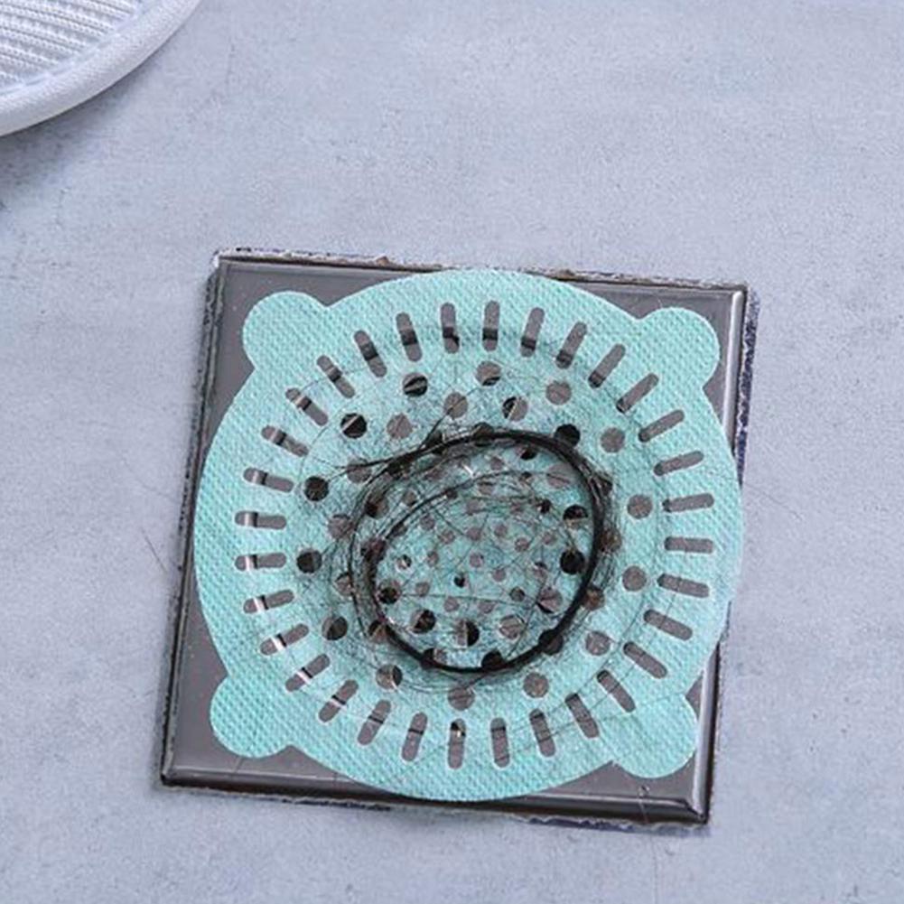 10pcs Fabric Drain Hair Catcher Kitchen Sink Strainer Bathroom Shower Sink FH 10pcs Fabric Drain Hair Catcher Kitchen Sink Strainer Bathroom Shower Sink FH