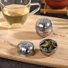Edelstahl-Teeblatt-Infuser-Sieb Gewürznetz-Sieb zum Aufbrühen von Teekannen Teefilter Gewürzkugel Küchenzubehör