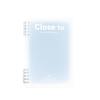 Minimalist Detachable Student Notebook - Stylish Blush B5 Loose-leaf, No Coil