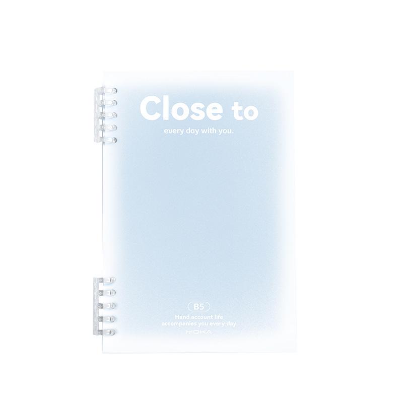 Minimalist Detachable Student Notebook - Stylish Blush B5 Loose-leaf, No Coil