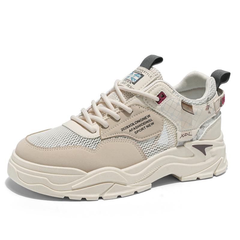 Fashion Men's Shoes Summer Breathable Soft Sole Comfortable Casual Sports Running Shoes Fashionable Low Top Work Shoes Walking Shoes