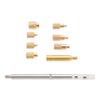 Heat Set Einsatz Kit M2 M3 M4 M5 M6 M8 Messing Rändelmutter für T65 SH72 SH73 Lötkolben