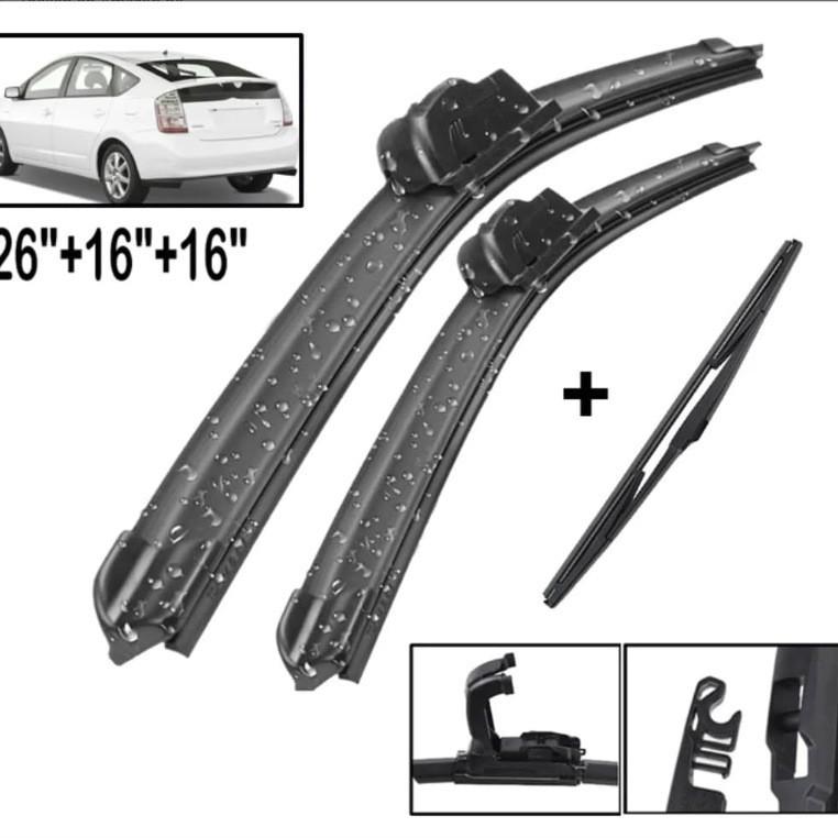 Für Toyota Prius 2003 - 2009 26 + 16 + 16 Prius Scheibenwischer