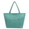 Simple solid color large capacity commuting lazy wind tote bag student leisure shoulder bag