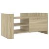 VidaXL Meuble TV chêne sonoma 80x35x40 cm bois d'ingénierie, support TV, buffet TV, meuble multimédia, banc TV, armoire 848369